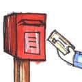 寄信 post letter