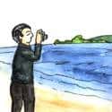 拍风景照 take photos of scenery,shooting landscape picture