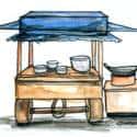 卖叻沙 selling laksa