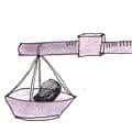 秤物品,秤东西,秤重 weighing with steelyard