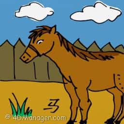 马 horse