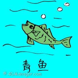 青鱼 green fish