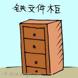 铁文件柜 document cabinet