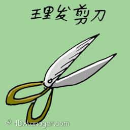 理发剪刀 hairstylist scissors
