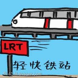 轻快铁站 light rail transit