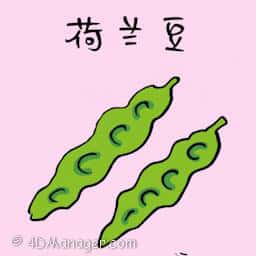 荷兰豆 snow pea