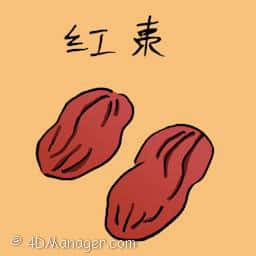红枣 red dates