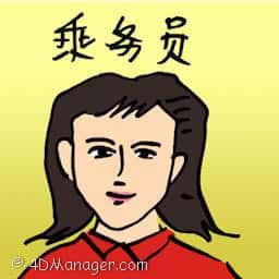 乘务员 air cabin crew
