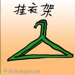 挂衣架 clothes valet