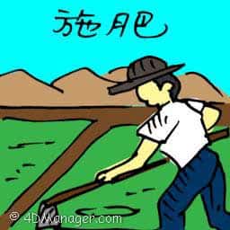 施肥 施肥 ferterlizing soil