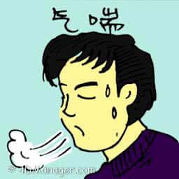 气喘 breathless / breathing difficulty