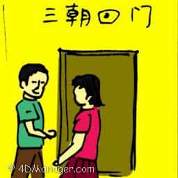 三朝回门 三朝回门 daughter returns home