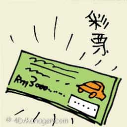 彩票 lottery ticket