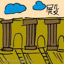 殿 殿 temple