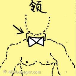 领 collar