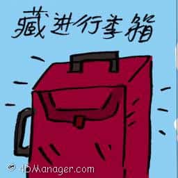 藏进行李箱 body in luggage