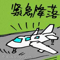 紧急降落 紧急降落 emergency landing