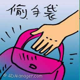 偷手袋 stealing handbag